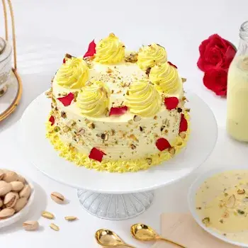 prasmalaiburstcakeandrosebouquetcombo3905902