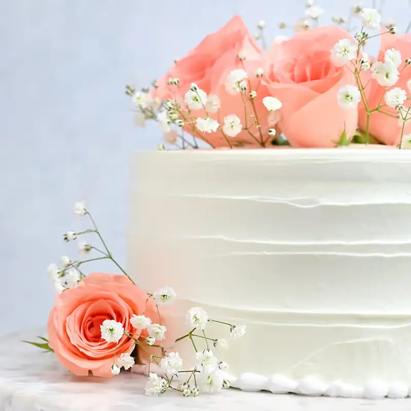 whitenpinkbloomscake9855840caD0