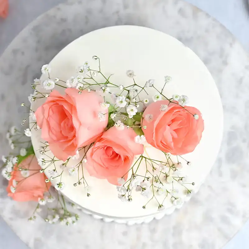 whitenpinkbloomscake9855840caC0